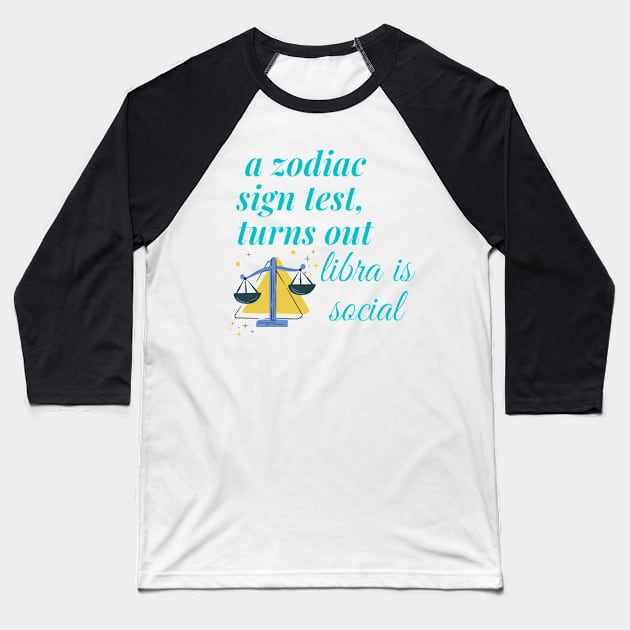 a zodiac sign test Baseball T-Shirt by artby-shikha